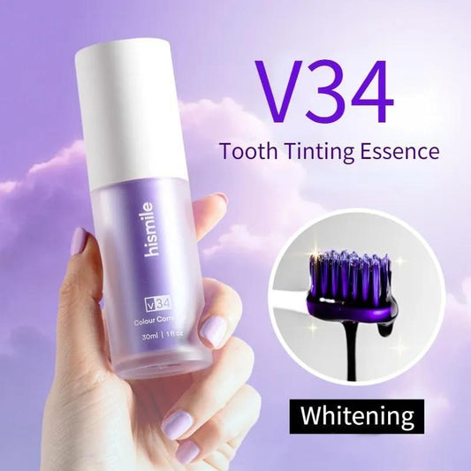 Teeth Whitening V34 Colour Corrector Serum - Purple Toothpaste